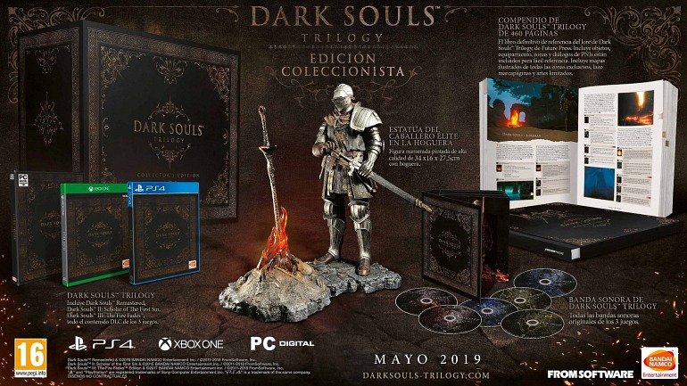 Así es la limitadísima Edición Coleccionista de Dark Souls Trilogy