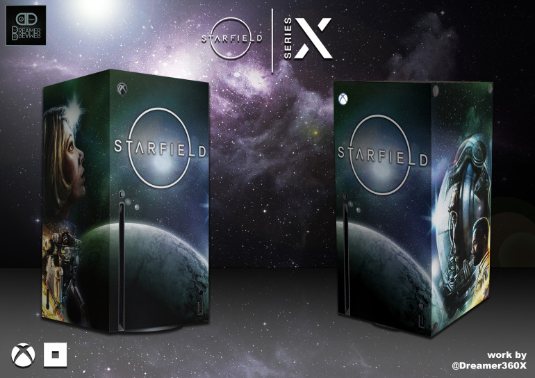 Estas nuevas carcasas de Xbox Series X se ven genial y son obra de un fan: Starfield o Fable entre los diseños