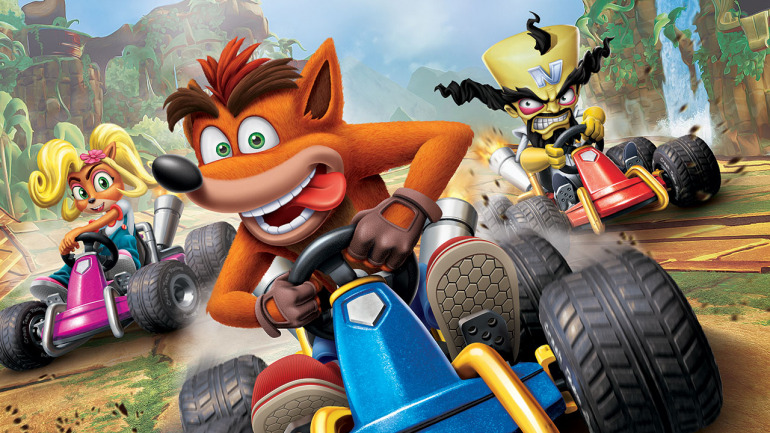 Juega gratis a Crash Team Racing en Nintendo Switch desde esta semana y hasta la víspera de Reyes