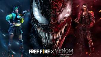 Venom entra en escena en Free Fire: el battle royale gratis estrena nuevo evento relacionado con Marvel