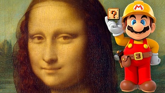 ¡Esto es arte! La Mona Lisa recreada con sprites de Super Mario Maker 2