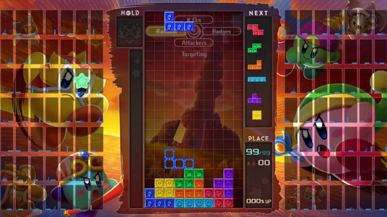 Kirby será protagonista del próximo evento temático de Tetris 99