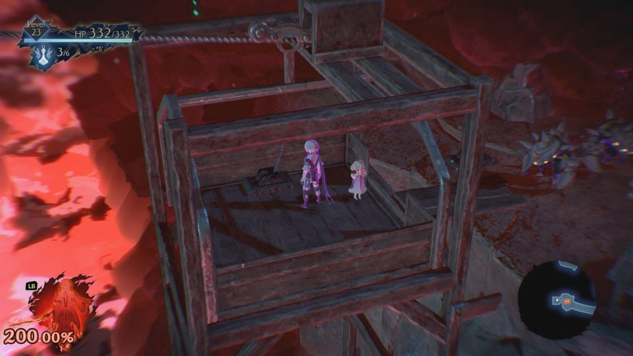 Cambiar del mundo de los vivos al de los muertos se realiza de manera instantánea pulsando un solo botón.