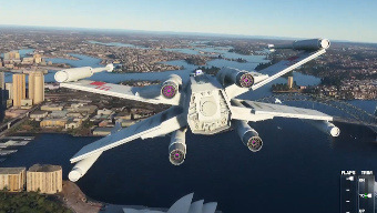 Sobrevuela tu casa con las naves de Star Wars gracias a estos mods de Microsoft Flight Simulator