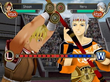 El sistema de combate es bastante similar al usado en la cuarta entrega de Suikoden, aunque más pulido y con ciertas innovaciones.