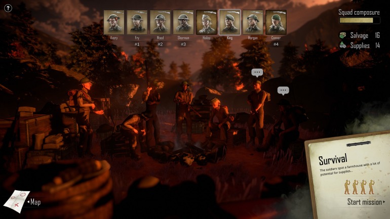 Broken Lines es un videojuego de rol táctico en la Segunda Guerra Mundial de lo más interesante