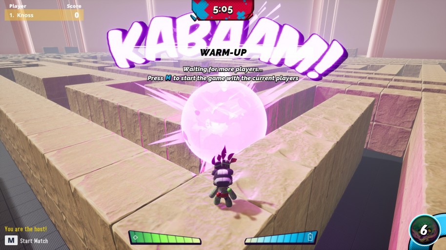 Kick Brawl es un modo de juego similar al fútbol o a Rocket League, donde hay un balón que chutas para marcar en la portería contraria.