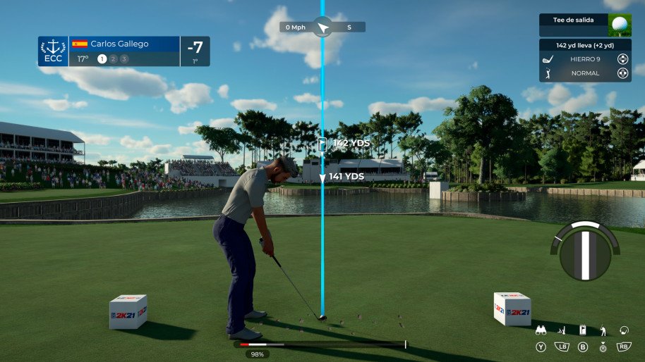 2K Sports busca el hoyo en uno con su simulador de golf PGA Tour 2K21