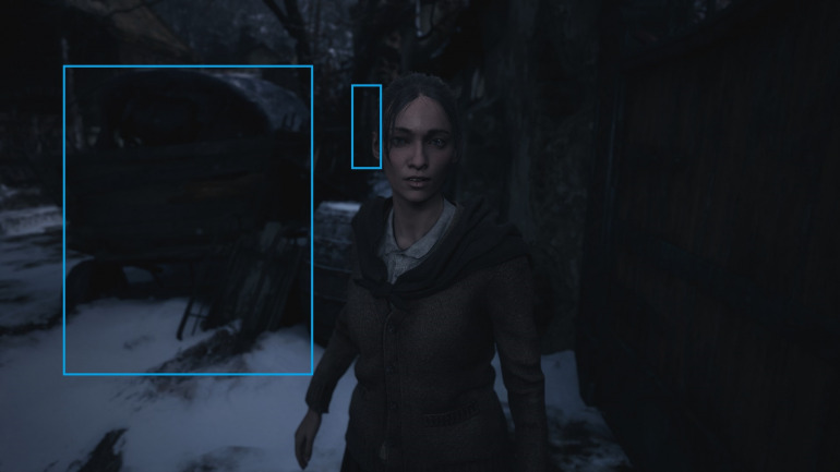 Los efectos de profundidad de campo son muy cinemáticos, pero impactan en el recuento de fotogramas.