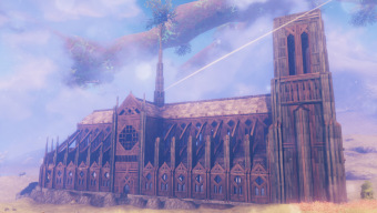 Un fan aprovecha la madera de Valheim y construye una réplica de la Catedral de Notre Dame