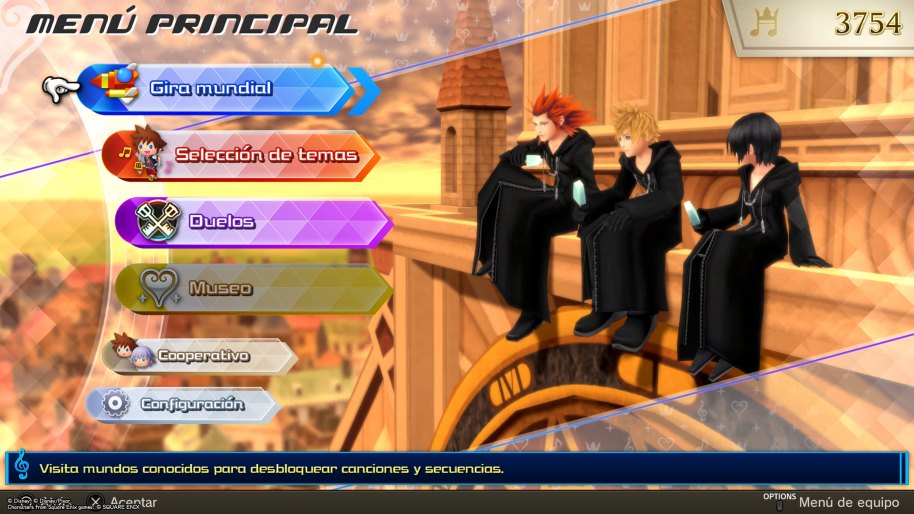 Un buen juego musical y también un buen Kingdom Hearts