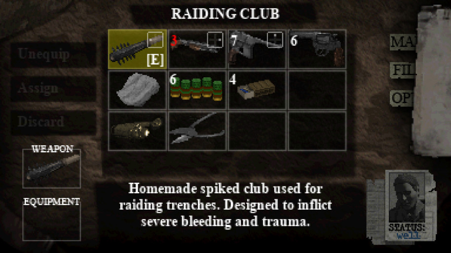 Como buen survival, toca hacer sitio en el inventario o tirar de almacén.