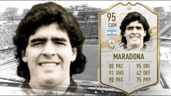 El icono de Maradona en FUT de FIFA 21 sube su precio tras el fallecimiento del astro argentino
