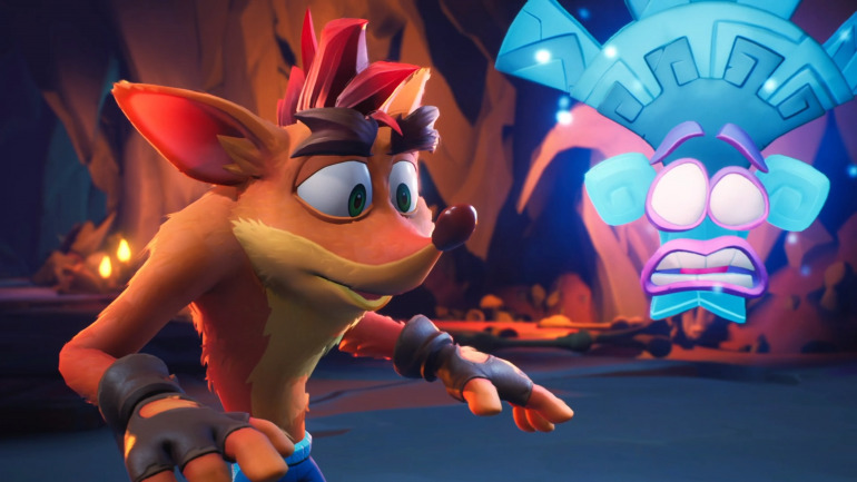Crash Bandicoot devuelve el guiño a Naughty Dog y se echa una partida a Uncharted 4 junto a Coco