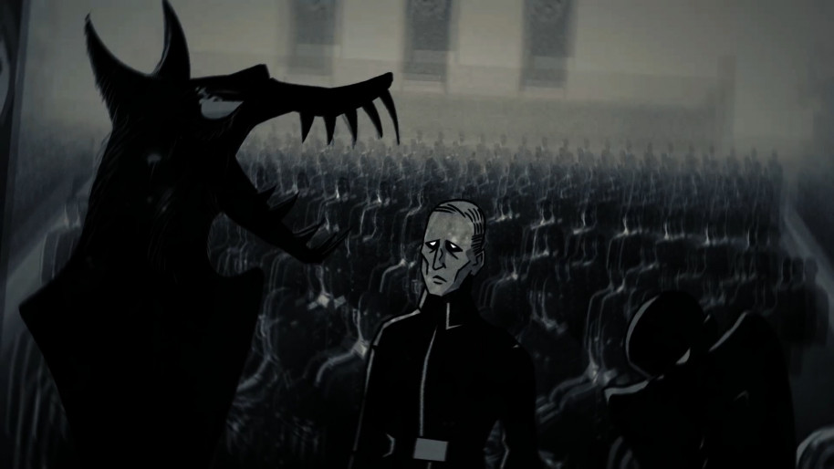 En el modo de planificación de War Mongrels toda acción queda detenida.