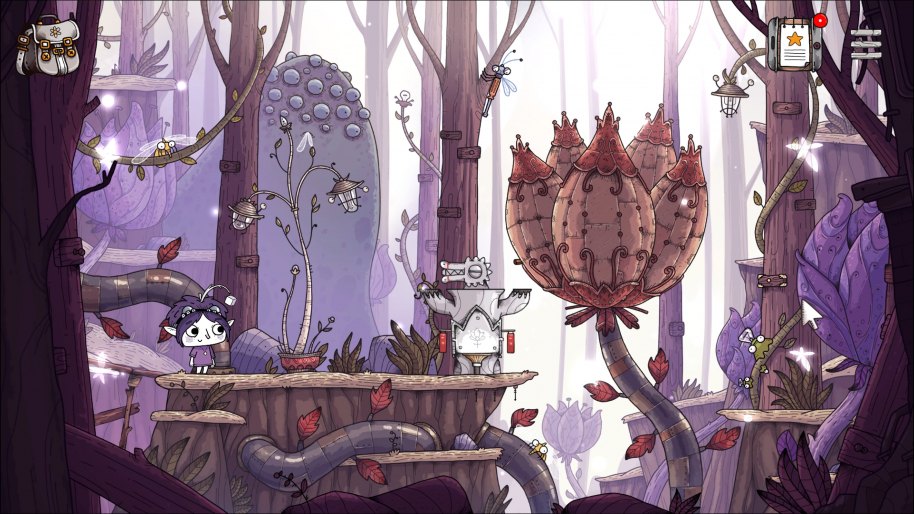 Una preciosa aventura gráfica repleta de robots, planetas a lomos de un pez y misterios