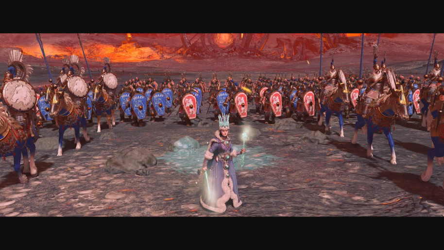 Katarina, la Reina de Hielo es uno de los Señores de Kislev con los que podremos jugar en esta entrega.