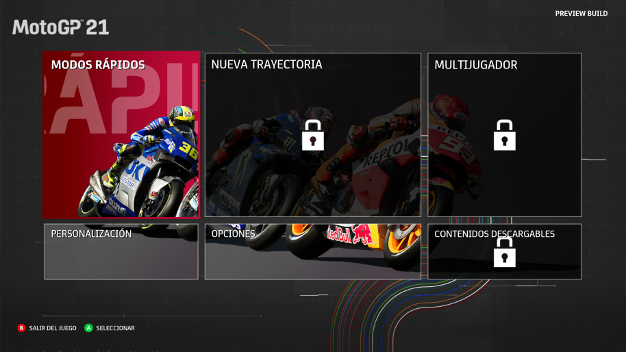 La versión de demostración no nos deja probar aún ese modo carrera tan prometedor