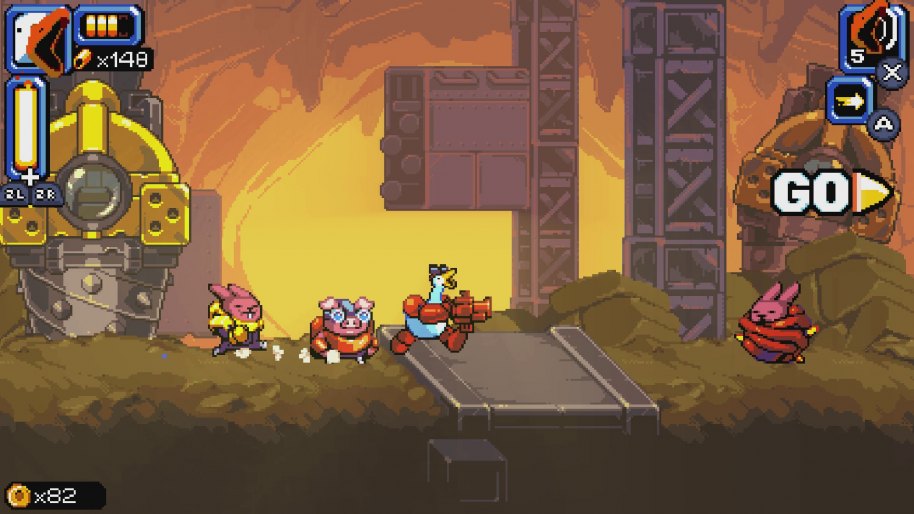 Si te gusta Metal Slug, adorarás hacer el ganso con este divertido 2D Shooter