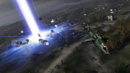 La guerra del futuro ha comenzado, así que siéntate y comanda a tu ejército con una simple orden de voz. Incluso podrás desplegar ataques tan poderosos como el de la imagen. Así es la Tercera Guerra Mundial según Ubisoft Shangai…