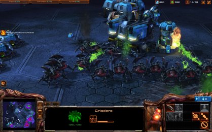 Los efectos visuales nos han dejado un extraordinario sabor de boca. Todo lo visual en StarCraft II está muy cuidado y homenajea con respeto al original.