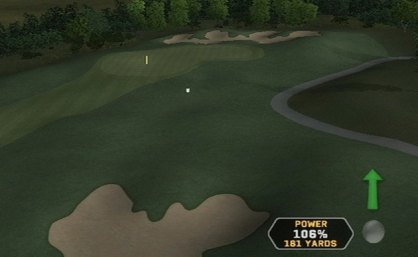 El modo multijugador permite que hasta cuatro golfistas compartan wii palo y consola para demostrar su pericia en el greeen.