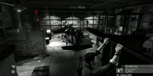 Cuando pasamos desapercibidos bajo el manto de la oscuridad, Conviction degrada sus colores hasta convertirse en blanco y negro. Una forma muy interesante de hacer saber al jugador cuándo está en zona segura.