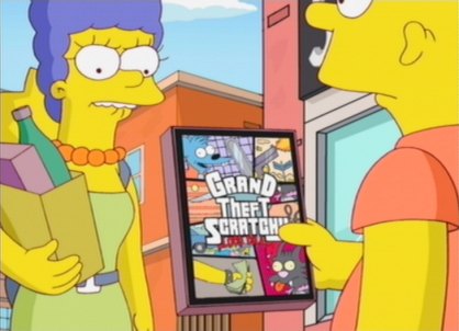 The Simpsons Game cuenta con todas las voces del elenco de la serie. Un detalle de agradecer pues resulta impagable cruzarse por la calle con Seymour Skinner y oirle, con su voz original, gritar pidiendo auxilio a su madre cuando intentamos agredirle.