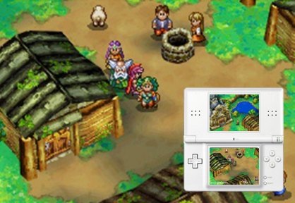 Dragon Quest IV no hará uso de las capacidades táctiles de la portátil de Nintendo, pero sí de la doble pantalla. Ella será capaz de ampliar nuestro punto de vista, además de mostrarnos espacios tridimensionales (se podrán rotar 360 grados con los gatillos L y R) de gran colorido y con un diseño desenfadado, algo apreciable en los edificios, pero también en unos personajes diseñados todos ellos por Akira Toriyama.