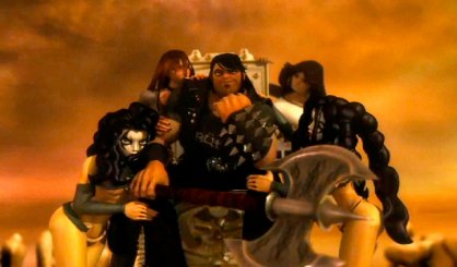 Las “nenas” rockeras nos acompañaran en esta aventura. De hecho, según Tim Schaffer, habrá una historia de amor entre Eddie y una jovencita llamada Ophelia, aunque todavía no se han desvelado muchos detalles acerca de esta curiosa pareja. 