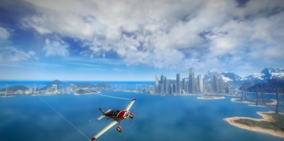 En el momento en que localicemos el aeropuerto seguro que no tardamos mucho antes de hacernos con algún avión para sobrevolar las preciosas estampas que nos deja el juego.