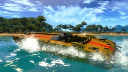 Por tierra mar y aire vuelve a ser la principal premisa de Just Cause 2. La variedad de vehículos, situaciones y resultan algunos de los principales atractivos del título.