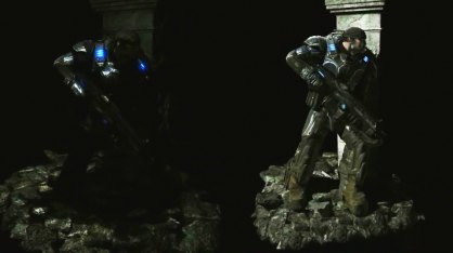 Si el primer Gears of War ya era un prodigioso ejemplo de las virtudes de una iluminación acertada, la segunda entrega nos dejará con la boca abierta gracias a sus nuevas técnicas de luz. La calidad del sombreado y los efectos de la iluminación dinámica sobre los personajes son sencillamente sobrecogedores.