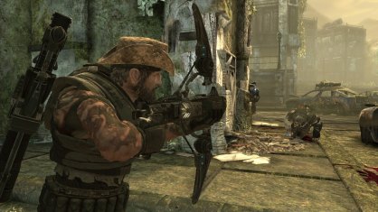 Algunos personajes se incorporan al plantel de protagonistas del multijugador de Gears of War 2. En pantalla el sucio y maleducado sureño Dizzy. 
