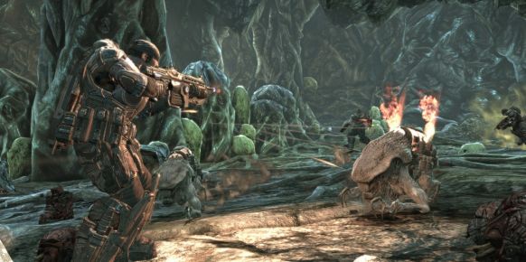 Gears of War 2 también prueba con las 3D, aunque esta versión no se pondrá a la venta