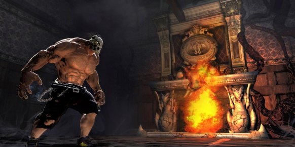 A pesar de lo que pudiera parecer, los escenarios de Splatterhouse están muy cuidados. Los entornos barrocos de la mansión del villano se alternarán con otros más siniestros...