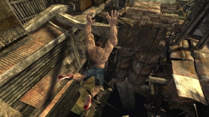 También habrá puzzles en Splatterhouse. Se tratará de sencillos desafíos que deberemos resolver empleando el avanzado apartado de físicas del título.