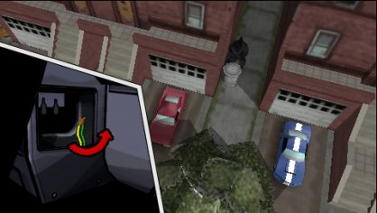 Los minijuegos se rescatan directamente desde Nintendo DS para ofrecernos, como en la imagen, la oportunidad de robar coches. Esta vez no tendremos lápiz, pero sí control analógico y botones para realizar la faena.