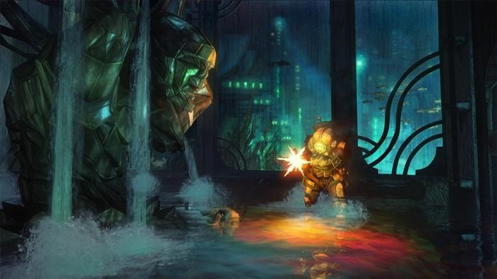 La memorable dirección artística de Bioshock es sin duda uno des sus mayores logros.