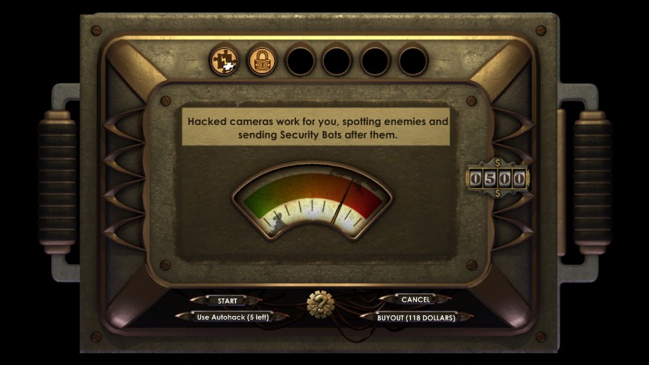 Piratear cámaras, torretas y trampas era fundamental en Bioshock. No sólo impedían que nos atacaran, sino que hacían lo propio con rivales. 