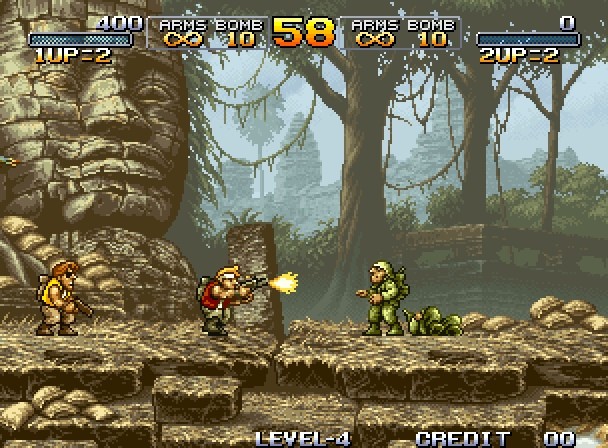 El icónico inicio de Metal Slug. Mission 1, Start! Aquí comenzó la gran trilogía de NAZCA y SNK.