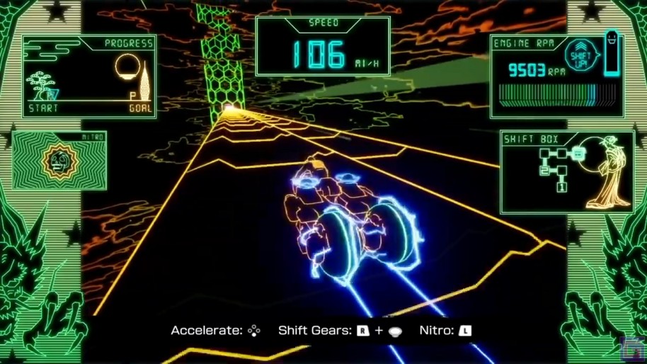 Golden Dragon GP, uno de los minijuegos de Travis Strikes Again.