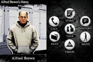 Conversar no será lo único que hagamos en Again. Podremos hacer una llamada de teléfono, mirar el historial de conversaciones, consultar nuestros items, desplazarnos hasta otro lugar, guardar partida, usar nuestro poder de visión...