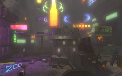 En el desolador mundo de Merchants of Brooklyn las clases más bajas viven en las partes inferiores de la ciudad, mientras que los grupos acomodados lo hacen en la parte alta.