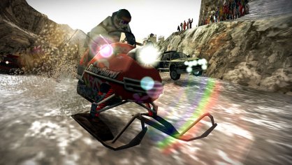 El nuevo Motorstorm vuelve a ofertar interesantes alternativas en función de nuestra elección de vehículo. Los ligeros, por ejemplo, serán especialmente rápidos, pero tremendamente débiles.