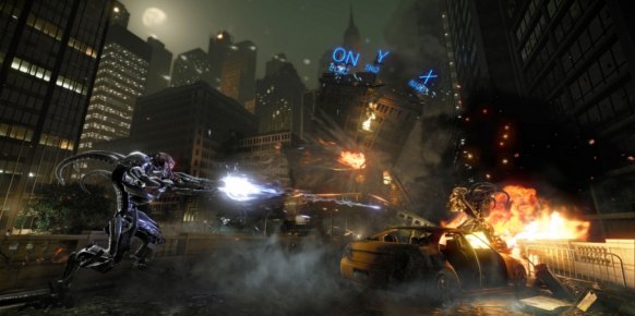 La interacción con el entorno es sencillamente brutal. Crysis 2 no sólo es un dispendio tecnológico en cuanto a su estética y efectos, sino también en lo referente a las físicas.