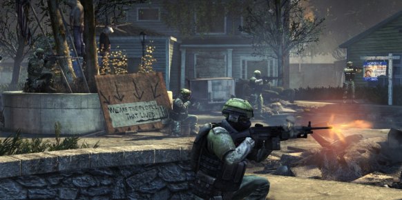 Un factor vital en el multijugador de HomeFront son los Puntos de Batalla. Podremos obtenerlos al salvar a un compañero, hilando una racha de muertes, completar objetivos o al acabar con vehículos enemigos.