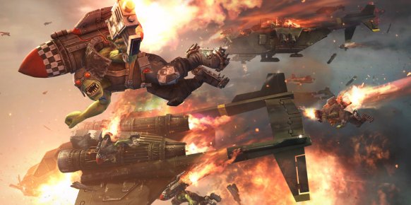 Los creadores de Space Marine son muy conscientes de que el ritmo es primordial en un juego de acción, y para ello cuentan con secuencias muy variadas  como, por ejemplo, tramos en los que deberemos defender naves.