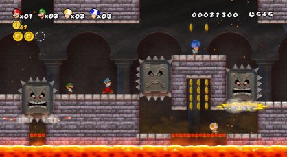 La dificultad de lo último de Nintendo podría desesperar a cualquiera, pero si jugamos cuatro usuarios simultáneos la aventura se hará mucho más llevadera. Será importante, sobre todo para los castillos de final de nivel.