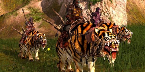 Para conseguir las dos nuevas monturas de la expansión deberemos cumplir las misiones de los Lobos Esteparios y los Mercenarios de los Tigres de Tamarino.